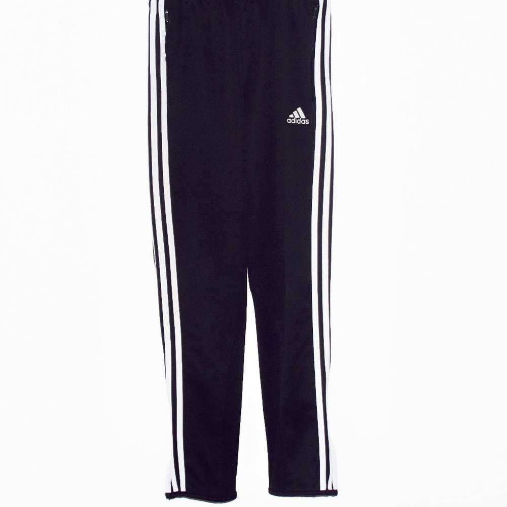Adidas Climacool Unisex Black with White Stripes Athletic Pants -…